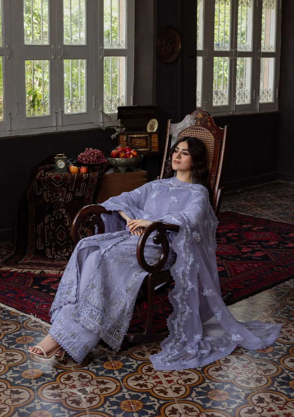 Lavender Grace – Embroidered Lawn 3PC
