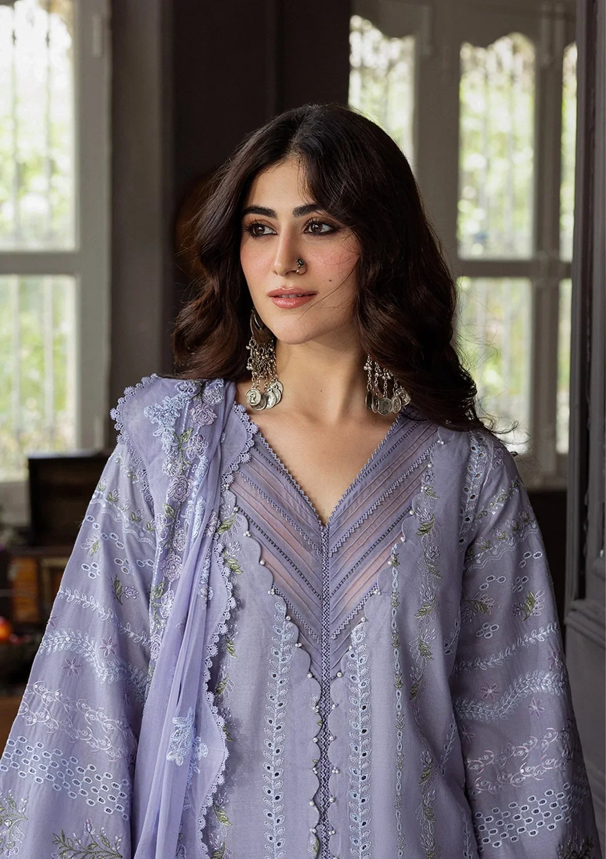 Lavender Grace – Embroidered Lawn 3PC