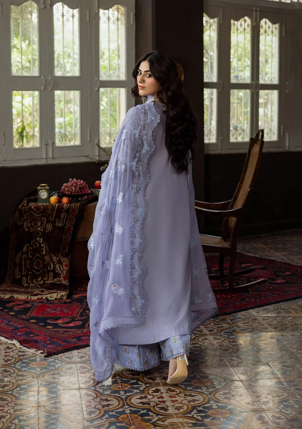 Lavender Grace – Embroidered Lawn 3PC