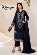 Midnight Royale – Embroidered Lawn 3PC